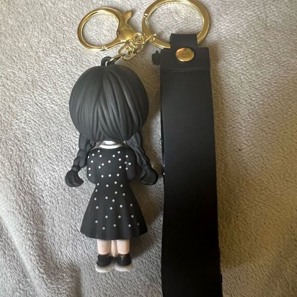 Wednesday Addams Character Keychain - Picture 2 of 5